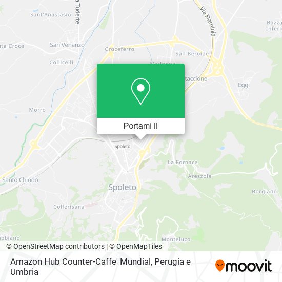 Mappa Amazon Hub Counter-Caffe' Mundial