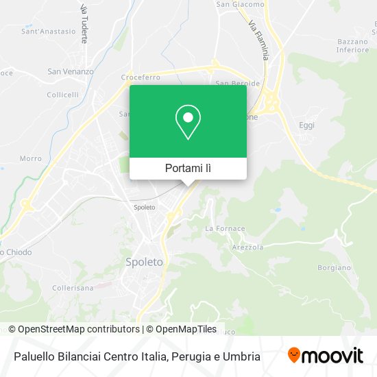 Mappa Paluello Bilanciai Centro Italia