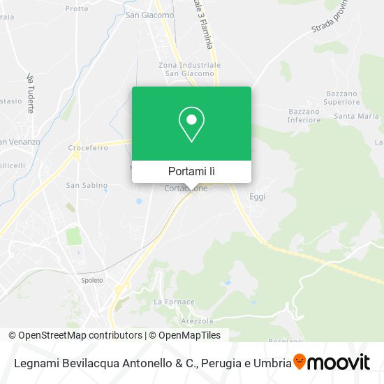 Mappa Legnami Bevilacqua Antonello & C.