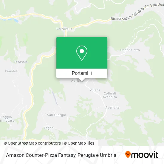 Mappa Amazon Counter-Pizza Fantasy