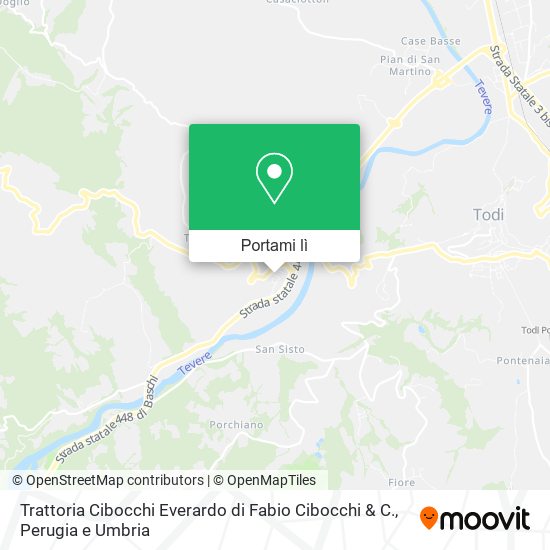 Mappa Trattoria Cibocchi Everardo di Fabio Cibocchi & C.