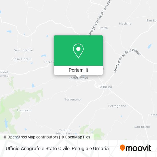 Mappa Ufficio Anagrafe e Stato Civile