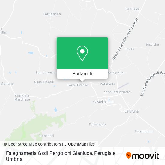Mappa Falegnameria Gsdi Pergoloni Gianluca