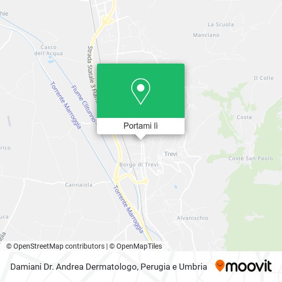 Mappa Damiani Dr. Andrea Dermatologo
