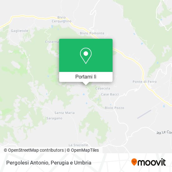 Mappa Pergolesi Antonio