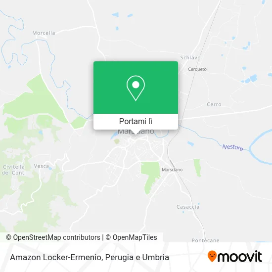 Mappa Amazon Locker-Ermenio