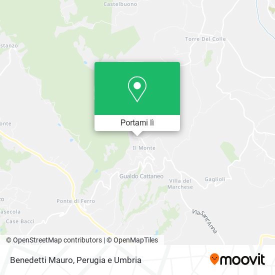 Mappa Benedetti Mauro