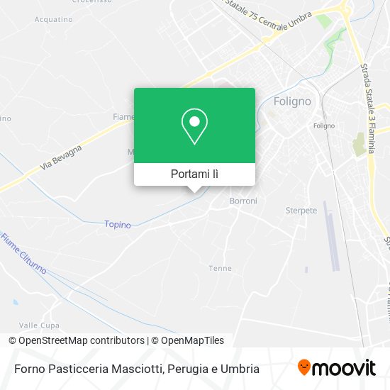 Mappa Forno Pasticceria Masciotti