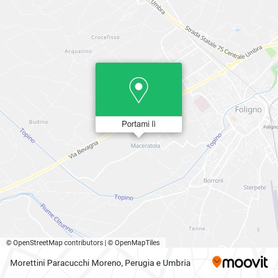 Mappa Morettini Paracucchi Moreno