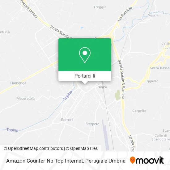 Mappa Amazon Counter-Nb Top Internet