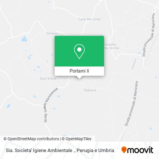 Mappa Sia. Societa' Igiene Ambientale .
