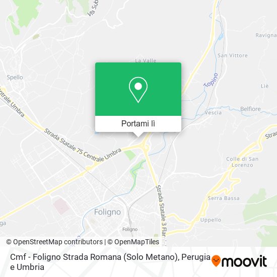 Mappa Cmf - Foligno Strada Romana (Solo Metano)