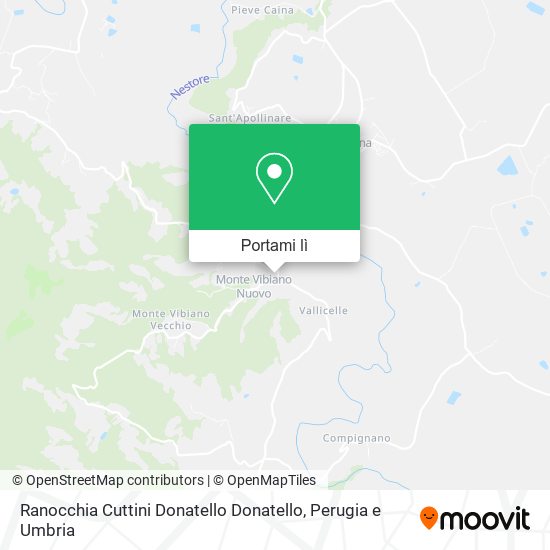 Mappa Ranocchia Cuttini Donatello Donatello