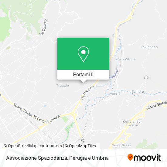 Mappa Associazione Spaziodanza