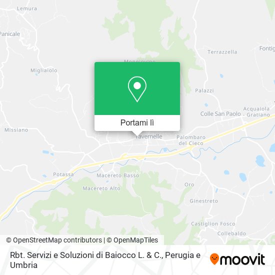 Mappa Rbt. Servizi e Soluzioni di Baiocco L. & C.