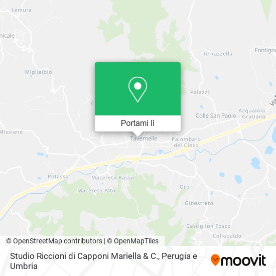 Mappa Studio Riccioni di Capponi Mariella & C.