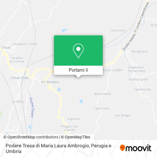 Mappa Podere Tresa di Maria Laura Ambrogio