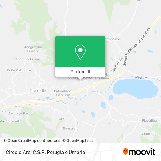 Mappa Circolo Arci C.S.P.