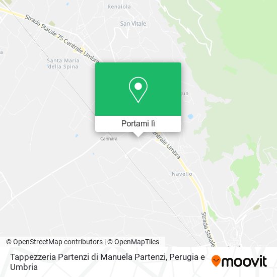 Mappa Tappezzeria Partenzi di Manuela Partenzi