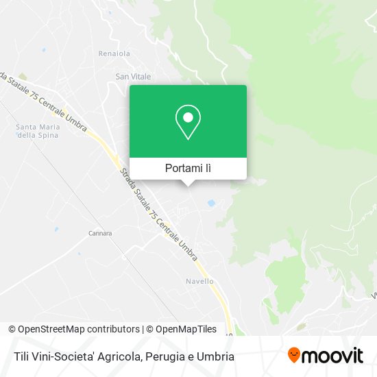 Mappa Tili Vini-Societa' Agricola