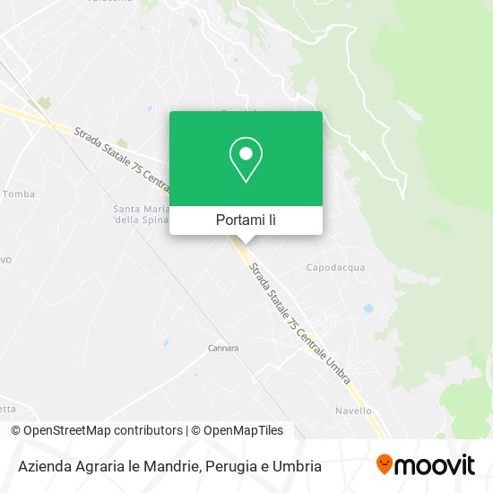 Mappa Azienda Agraria le Mandrie