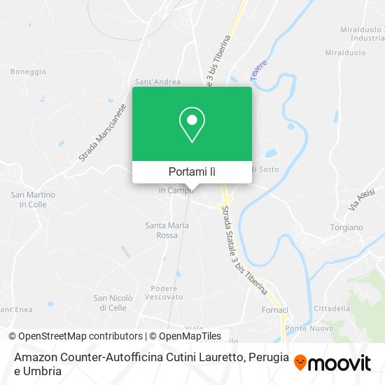 Mappa Amazon Counter-Autofficina Cutini Lauretto