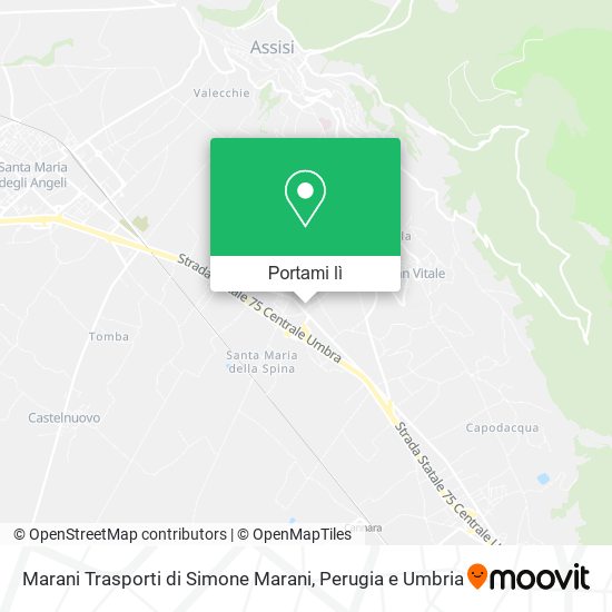 Mappa Marani Trasporti di Simone Marani
