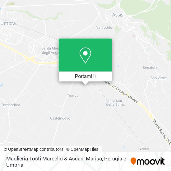 Mappa Maglieria Tosti Marcello & Ascani Marisa