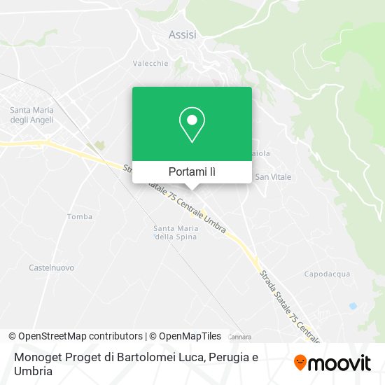 Mappa Monoget Proget di Bartolomei Luca