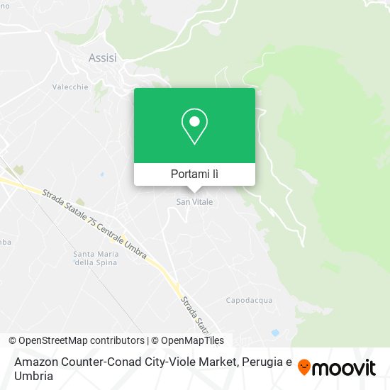 Mappa Amazon Counter-Conad City-Viole Market