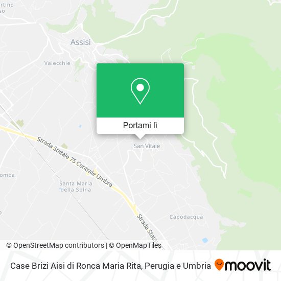 Mappa Case Brizi Aisi di Ronca Maria Rita