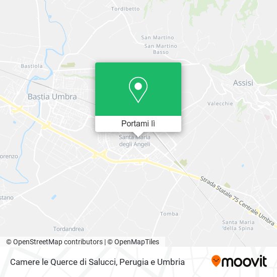 Mappa Camere le Querce di Salucci