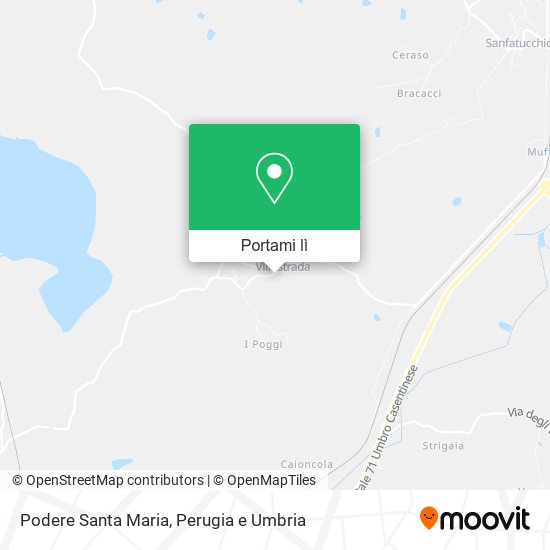 Mappa Podere Santa Maria