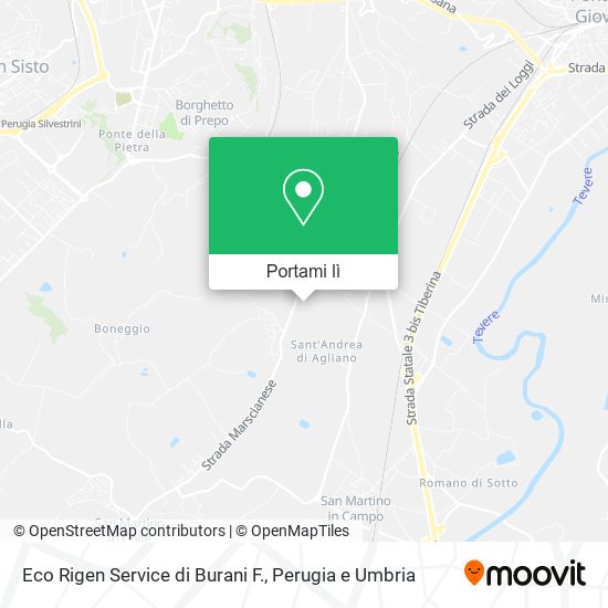 Mappa Eco Rigen Service di Burani F.