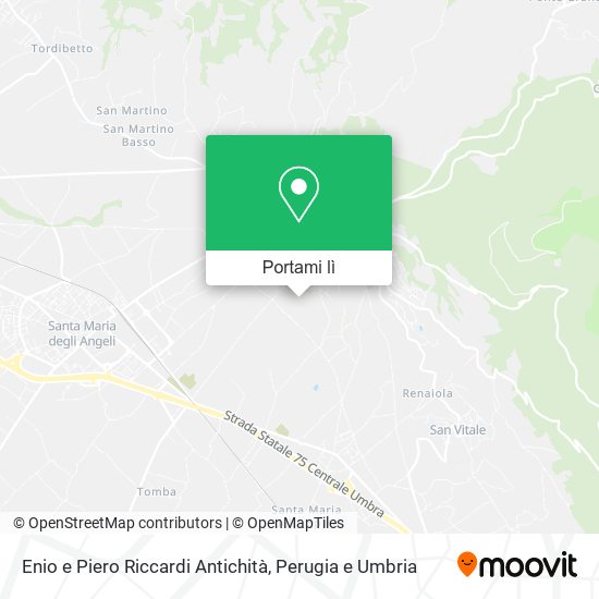 Mappa Enio e Piero Riccardi Antichità