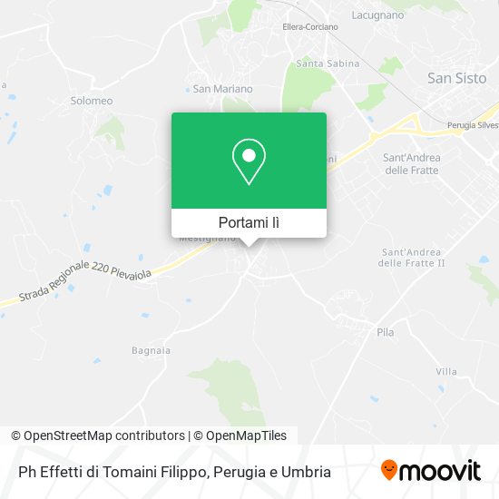 Mappa Ph Effetti di Tomaini Filippo