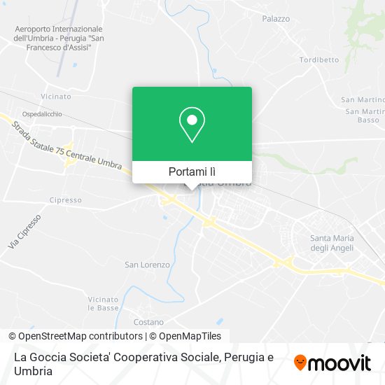 Mappa La Goccia Societa' Cooperativa Sociale