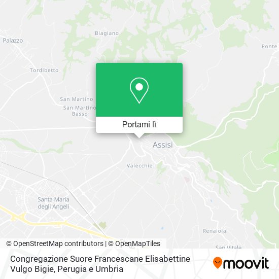 Mappa Congregazione Suore Francescane Elisabettine Vulgo Bigie