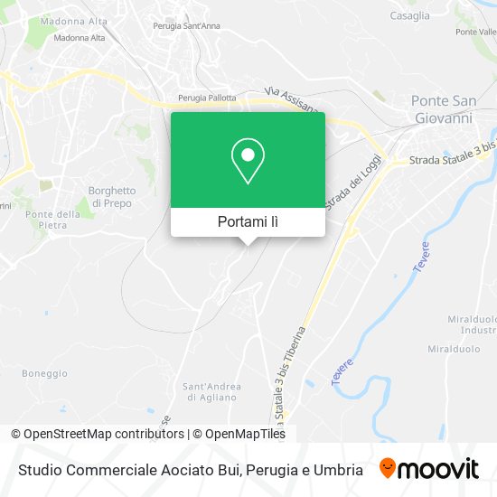 Mappa Studio Commerciale Aociato Bui