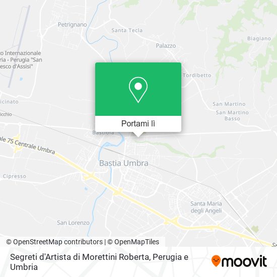 Mappa Segreti d'Artista di Morettini Roberta