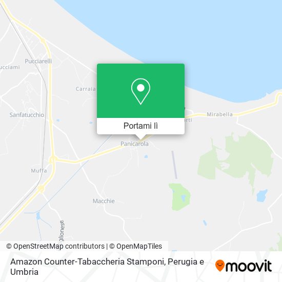 Mappa Amazon Counter-Tabaccheria Stamponi