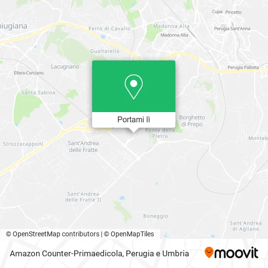 Mappa Amazon Counter-Primaedicola