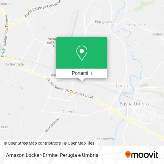 Mappa Amazon Locker-Ermite