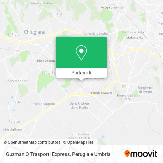 Mappa Guzman Q Trasporti Express
