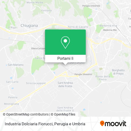 Mappa Industria Dolciaria Fiorucci