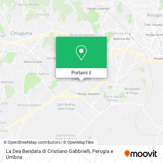 Mappa La Dea Bendata di Cristiano Gabbrielli