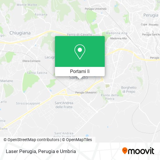 Mappa Laser Perugia