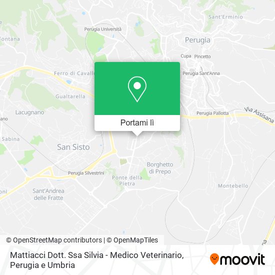 Mappa Mattiacci Dott. Ssa Silvia - Medico Veterinario