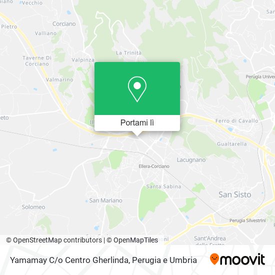 Mappa Yamamay C/o Centro Gherlinda