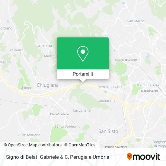 Mappa Signo di Belati Gabriele & C